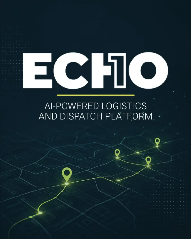 Launch graphic for Echo One, RideCare’s AI-powered logistics and dispatch platform